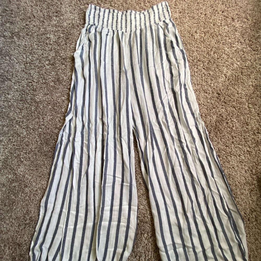 Blue Island flowy Beach Pants